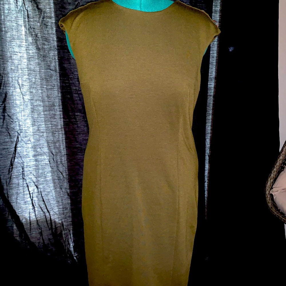 Michael Kors dress, olive green, size Lg